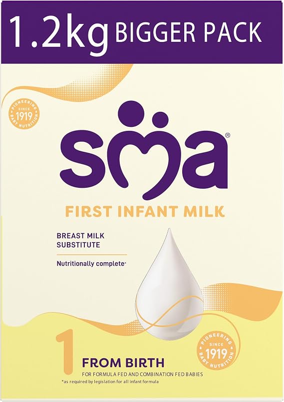 SMA® 1 First Infant Baby Milk Formula Powder from birth 1.2