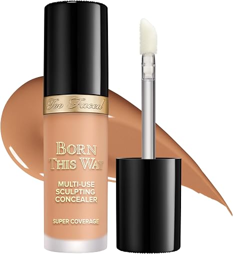 Too Faced Born This Way Super Coverage Multi-Use Concealer | Full Coverage, Oil Free, Long Lasting + Hydrating,13.5ml