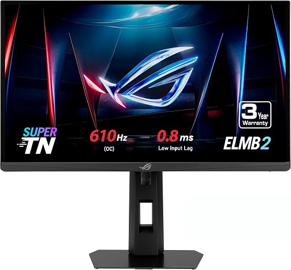 ASUS ROG XG248QSG 24 Inch 1080p 610Hz Esports Gaming Monitor