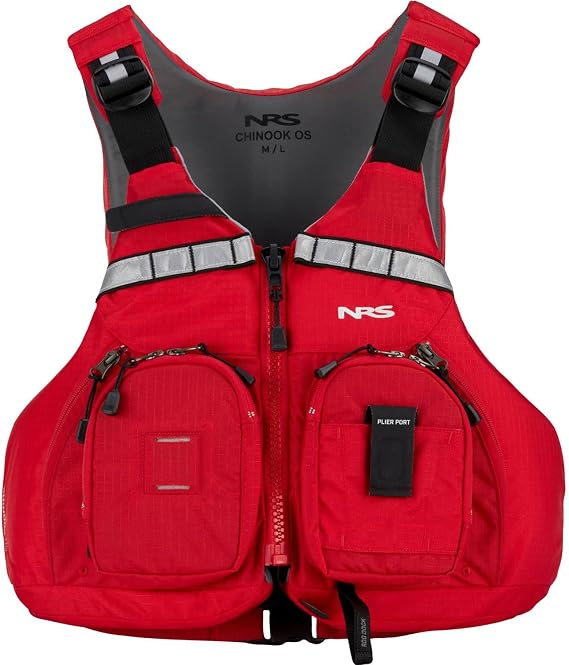 NRS Chinook OS Lifejacket (PFD) (Red, XS/M)