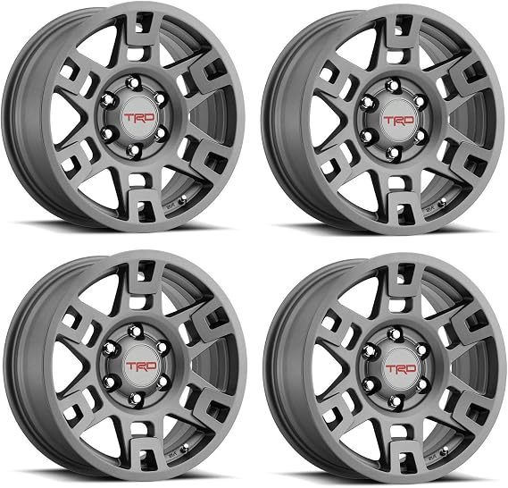 Genuine Toyota 4Runner TRD PRO Matte Gray Wheels PTR20-35110-GR (Fits: 4Runner - Tacoma - FJ Cruiser) (4)