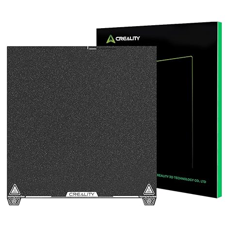 Creality K2 Plus Build Plate 370x370mm Textured PEI Sheet Spring Steel Magnetic K2 Plus Bed Plate Original Build Plate for Creality K2 Plus