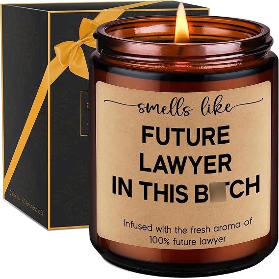 GSPY Candle, Lawyer Gifts for Women Men, Law School Essentials, Law Student