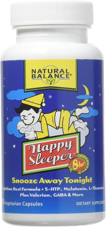 Happy Sleeper 8-Hour Formula Natural Balance 60 VCaps
