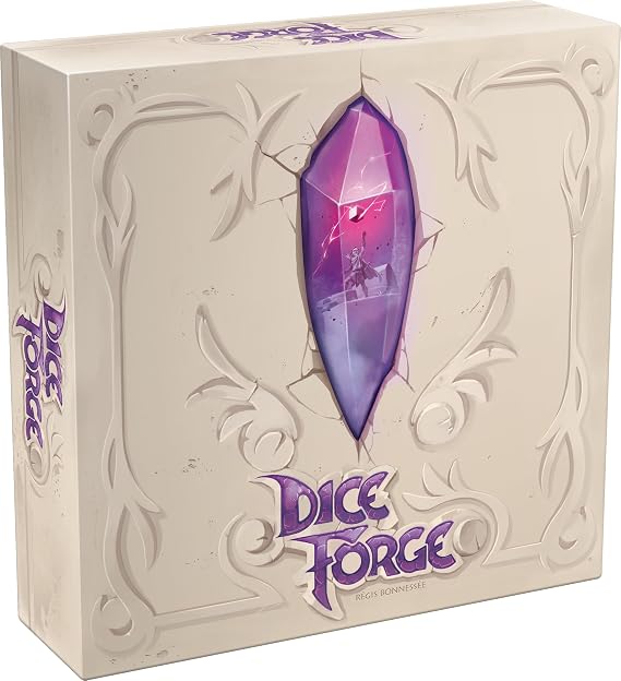 Asmodee Dice Forge Board Game - Customize Your Fate, Conquer the Gods, Dice Crafting Strategy Game, Fun Family Game for Kids & Adults, Ages 10+, 2-4 Players, 45 Minute Playtime