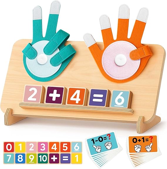Montessori Learning Toys for 3 4 5 Year Old Gift, Number Counting Block Toy | Preschool Educational Toys, Math Manipulatives, Kids Boys Girls Birthday Gifts, Counting Toys, Preschool Learning Activities