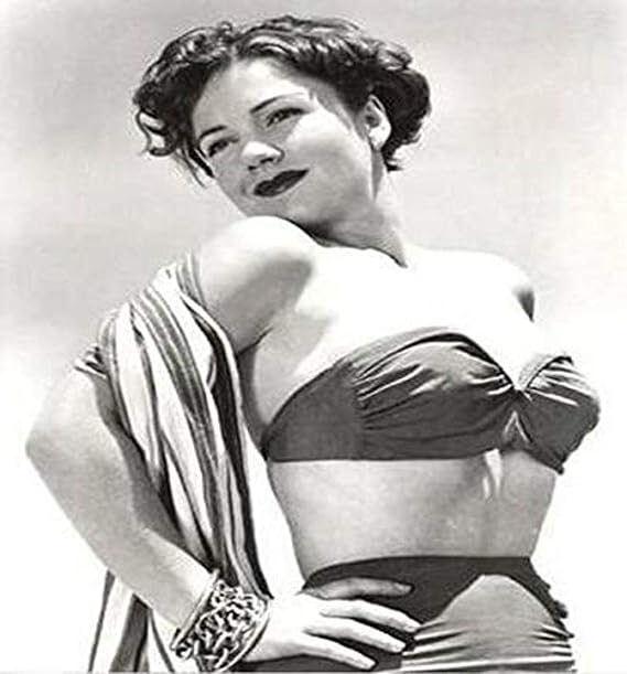 Posterazzi DAP11075 Anne Baxter - Bikini Photo Print, 8 x 10, Multi