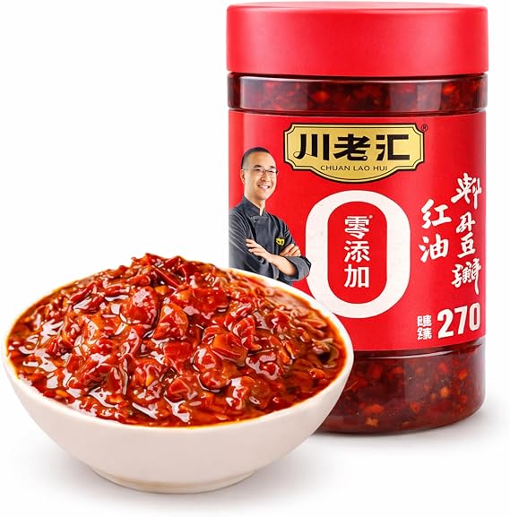 Chuan Lao Hui Doubanjiang Chilli Bean Paste 500g – Authentic Sichuan Red Oil Chilli Paste with Broad Beans – Chinese Cooking Sauce for Mapo Tofu & Stir Fry