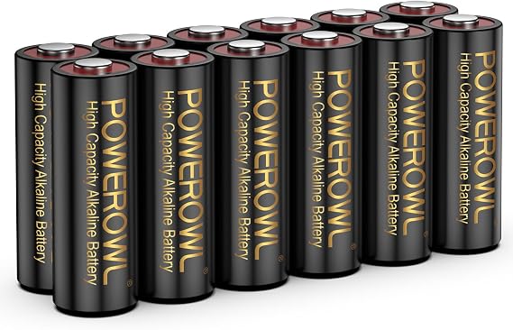 POWEROWL 23A 12 Volt Battery 12 Pack, Alkaline A23 12V Battery for Remote