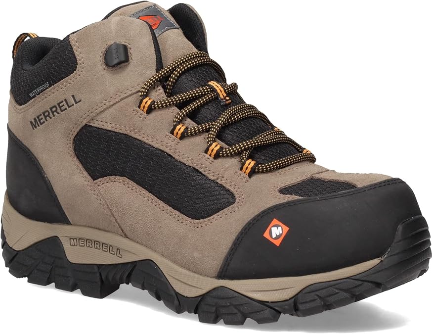 Merrell Men's Moab Onset Mid Waterproof Composite Toe Construction Boot