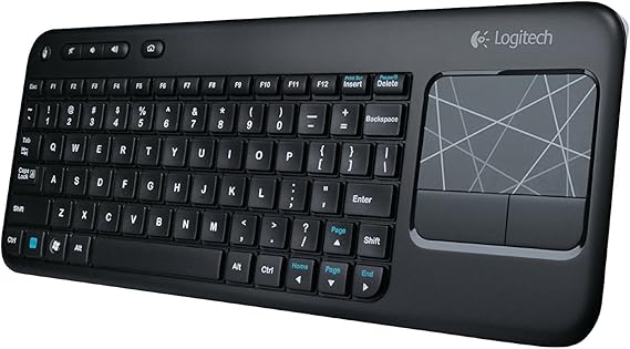 Logitech Wireless Touch Keyboard K400 with Built-in Multi-Touch Touchpad