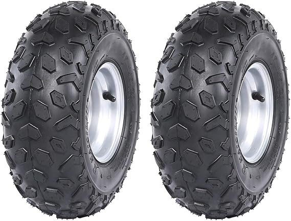 ATV Go Kart Tire 145/70-6 With Rim Tubeless 4PR (2pcs)