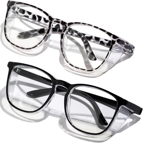 Safety Glasses Anti Fog Clear Blue Light Blocking Eye Protection Nurse Goggles for Women Men