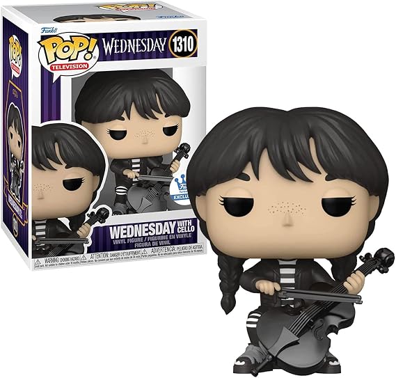 Funko POP Television! Wednesday - Wednesday with Cello (Exclusive) Black