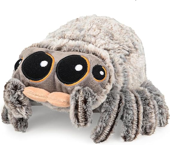 Halloween Spider Plush Toy, 8.2 inch Cute Big Eyes Spider Stuffed Animal