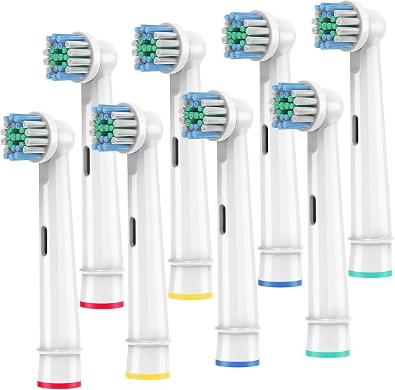 Oral B Compatible Toothbrush Heads,8 Count,White