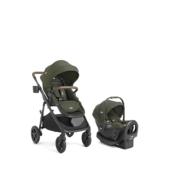 Joie Ginger 4-in-1 Pramette Stroller & Rue Infant Car Seat Travel System