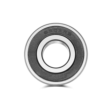 6203-2RS Double-Rubber Sealed Greased Ball-Bearings - 17x40x12mm, 2 Pcs, Widely Used in Garden Machinery, Outdoor Vehicles, Construction Machinery