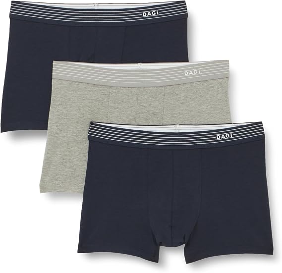 Dagi D5210 Compact Flat Boxer 3-pack, Cotton