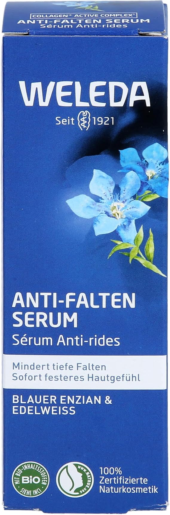 Weleda Collagen Boost Face Serum Blue Gentian Edelweiss 30 mL Firming Vegan