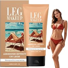 100ml Leg Makeup Waterproof No Transfer,Body Coverage Foundation Full Coverage Waterproof,Leg and Body Makeup to Cover Veins,Long Lasting Moisturizing Concealer,Naturally Blends Skin (#2Medium Tan)