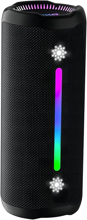 OHAYO Portable Bluetooth Speaker Wireless, 35W Loud, IPX7 Waterproof, Black