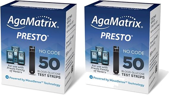 GentleTouch Lancet with Agamatrix Glucose Test Strips 100
