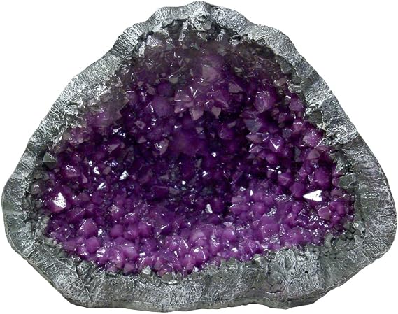 Blue Ribbon EE-1136 Skull Geode Stone Exotic Environments Aquarium Ornament, Purple, 6.5 inch EE-1130