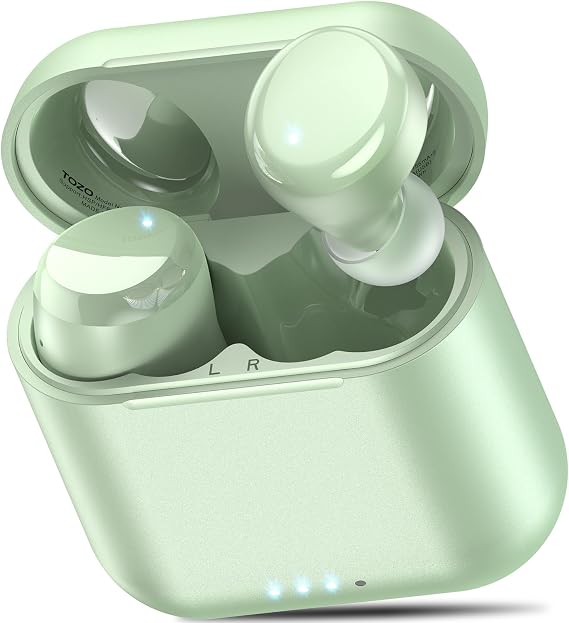TOZO T6 Wireless Earbuds Bluetooth 5.3 Stereo Sound in Ear Headphones