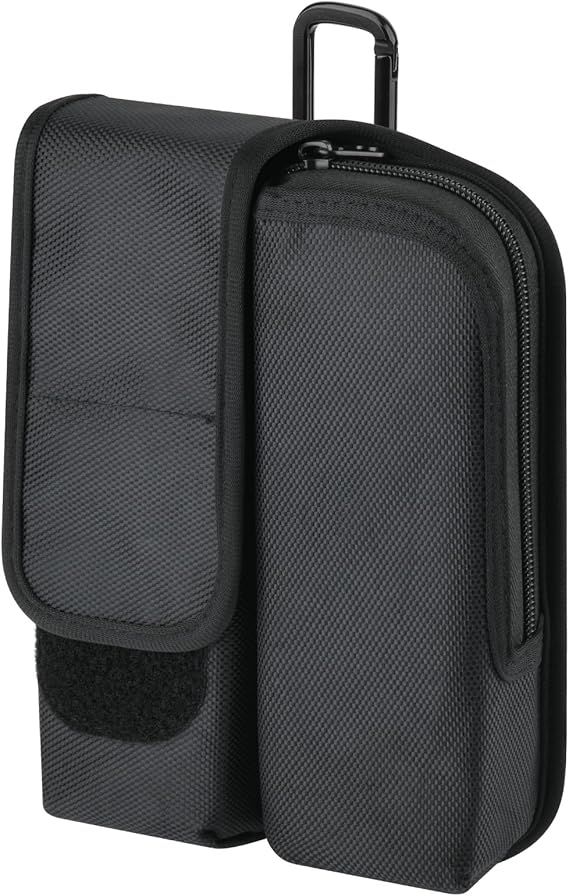 Portable Mosquito Repellent Storage Case for Thermacell MR300/MR450 Thermacell Mosquito Trap Portable Repeller Carrying Travel Case with Metal Belt Clip Pack Camping Equipment Belt Attachment Black