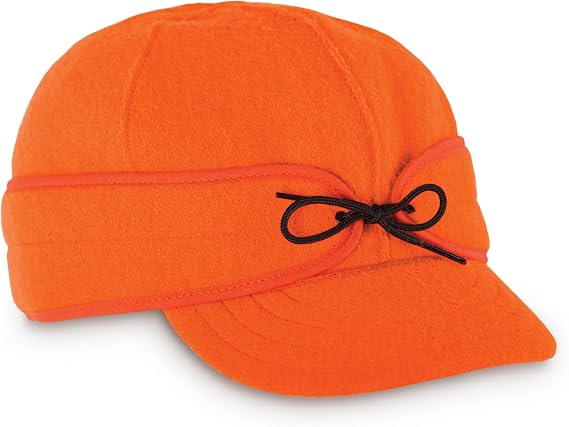 Stormy Kromer The Original Cap, Wool Blend Hat, Warm Winter Outdoor Cap with Flannel Lining, Earflaps, for Men and Women