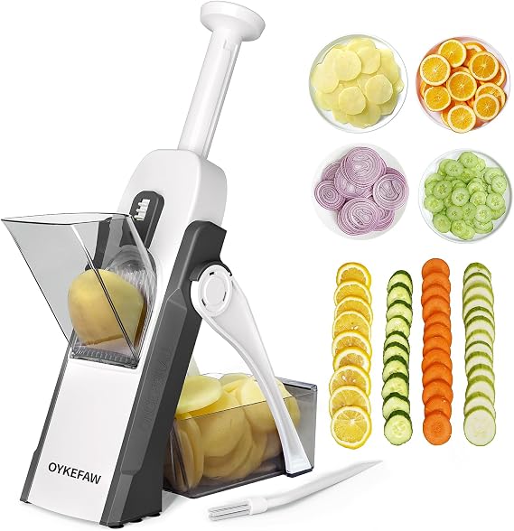 Safe Mandoline Slicer for Kitchen, Potato Slicer for Chips,Vegetable Cutter