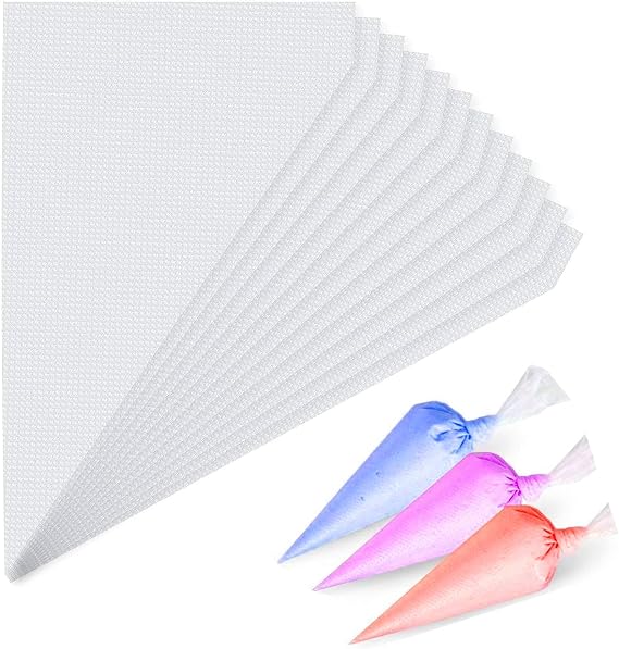 Mini Piping Bags, Disposable 7.6in Small Piping Bags 100pcs