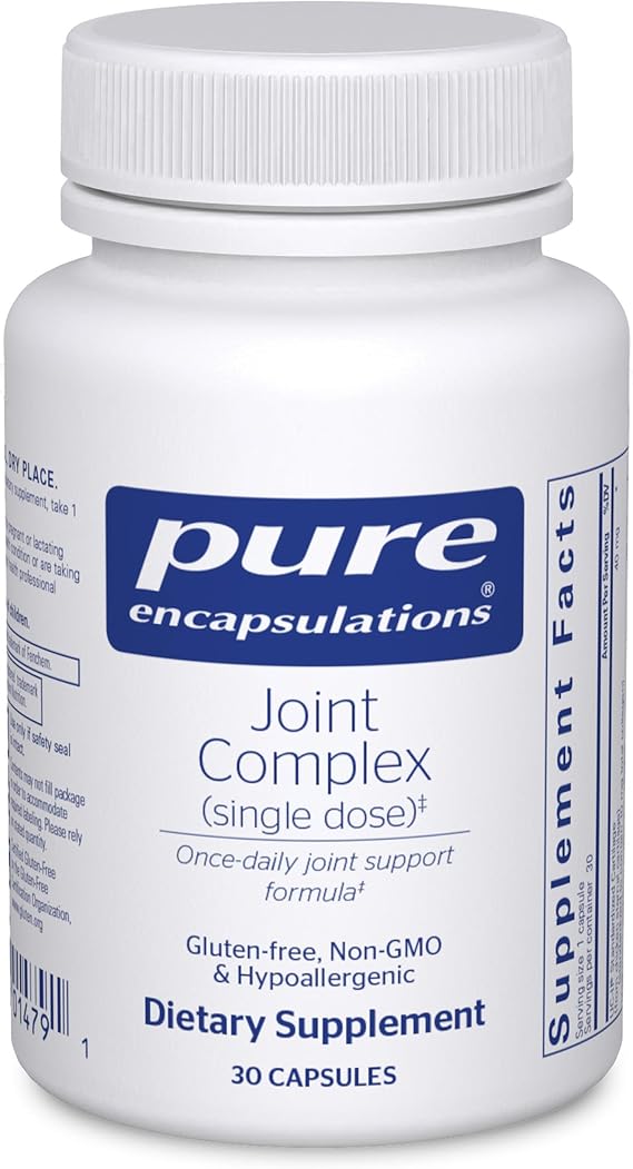 Pure Encapsulations Joint Complex (Single Dose), 30 Capsules | Once-Daily Supplement to Support Joint Mobility, Comfort, Tissue, and Cartilage Health*