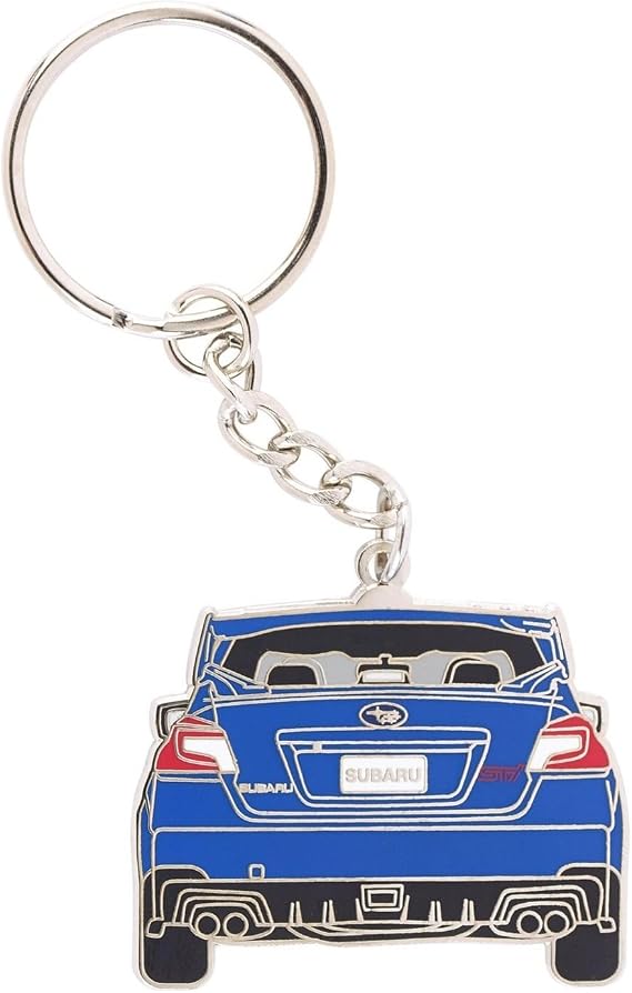 Subaru Gear Official STI Spoiler Key Tag Keyring Key Chain Genuine