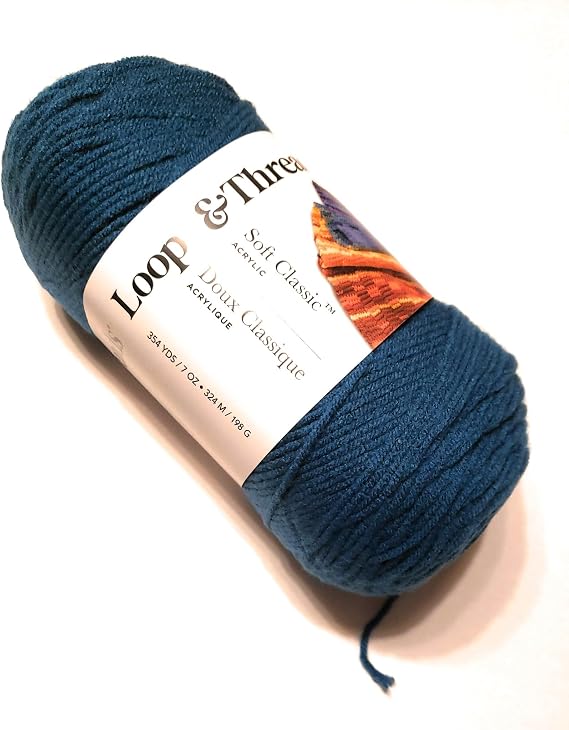 Soft Classic Yarn by Loops & Threads - Medium (4) - 354 Yards - Reef