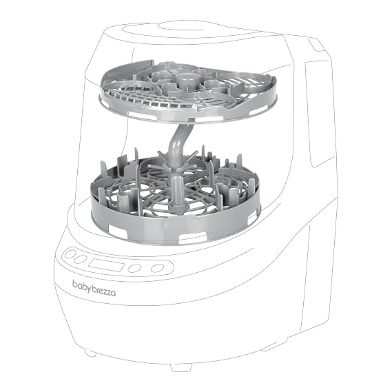 Baby Brezza Bottle Washer Pro Breast Pump Parts Replacement Rack | Fits ALL Breast Pump Parts Including Wearables