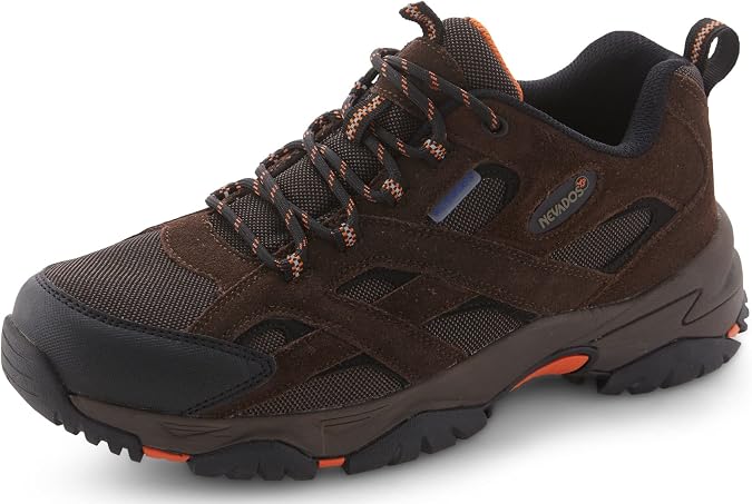 Nevados XP Men's Boomerang II Low Waterproof Hiking Boots | Lightweight for Trail, Walking, Summer Outdoors | Comfortable w/Memory Foam | Rugged Carbon Rubber Sole