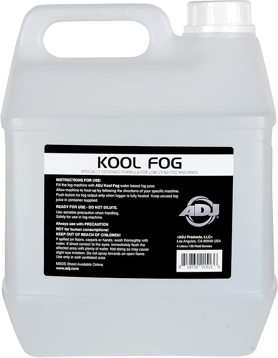 American DJ Kool Fog 1 Gallon Fog/Mist Fluid/Juice for Mister Kool