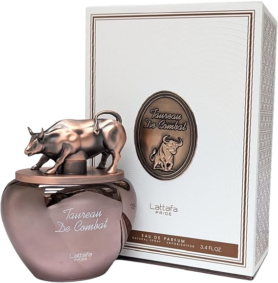 Taureau De Combat 100ml by Lattafa Pride Eau de Parfum Spray for Men Women- Amber Spicy Tobacco