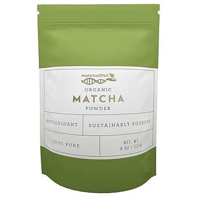 MATCHA DNA Certified Organic Matcha Green Tea Powder 8 oz BAG