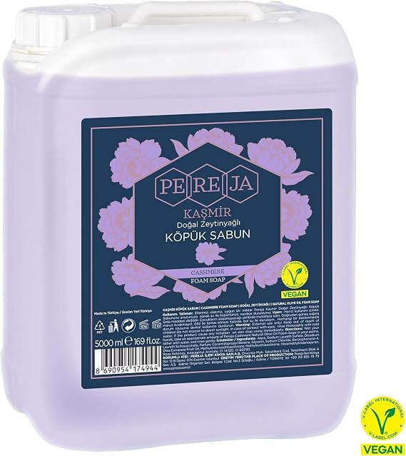 Pereja Kaşmir Doğal Zeytinyağlı Köpük Sabun 5000 ml