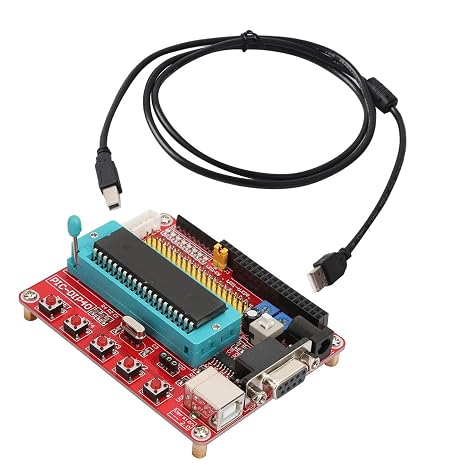 Programmer, Programmer Kit Pic16F877A,Microchip Learning Board Pic16F877A Microcontroller Development Board with Rs232 Interface