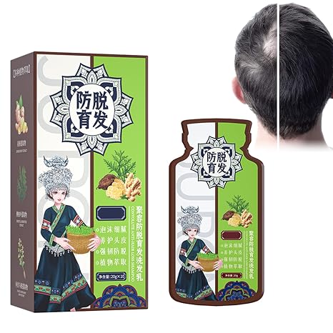 Hair Growth Shampoo Anti-Hair Loss Anti-Dandruff Intensive with Conditioner Against Hair Loss for Faster Regrowth and Prevention of Hair Loss