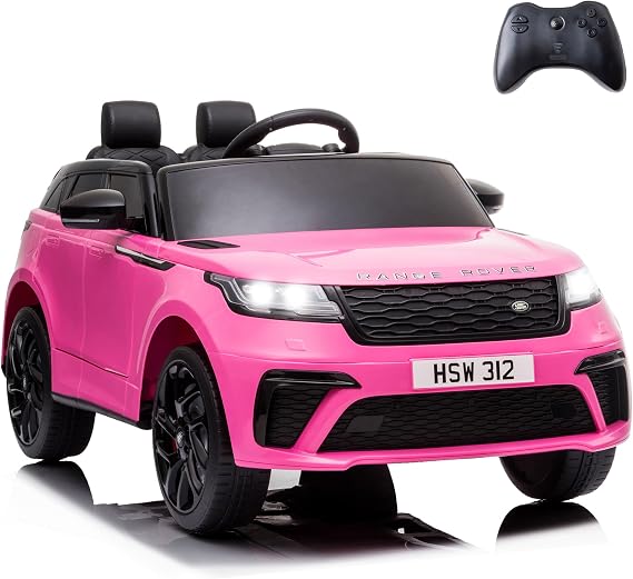 Licensed Land Rover Velar Kids Electric Ride On Car by TOBBI-Pink