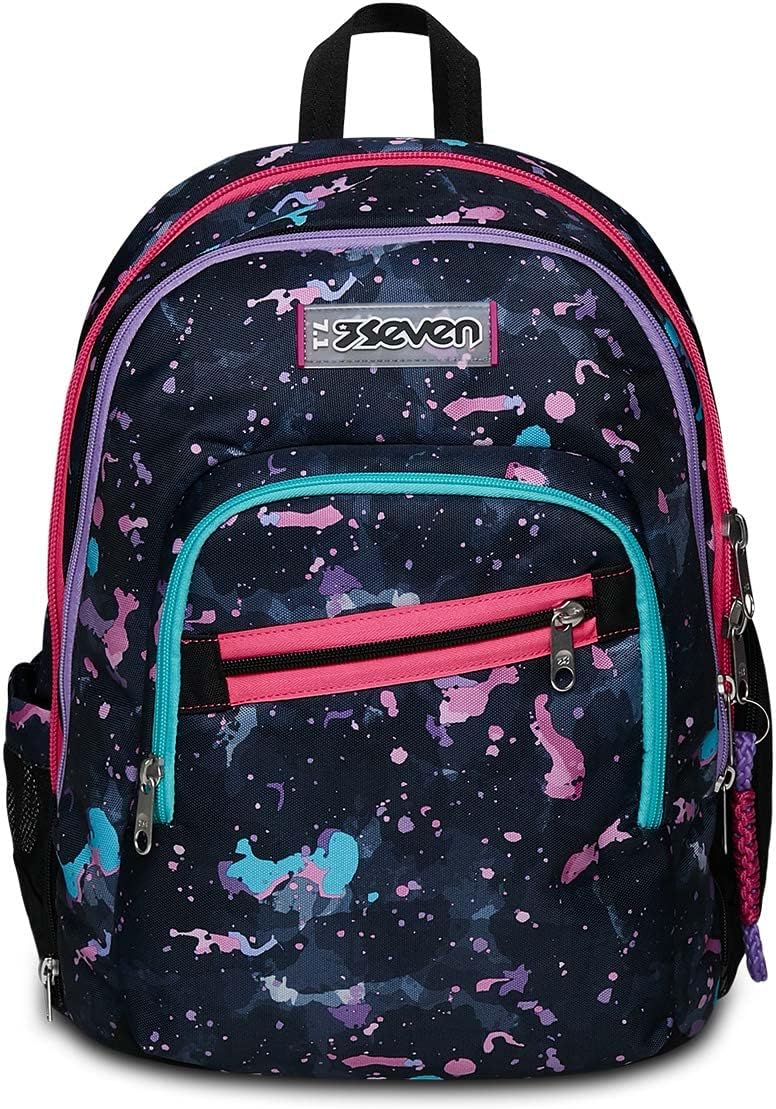 Seven Advanced Detach Backpack, Betroot Purple, 31 x 43 x 22 cm, School