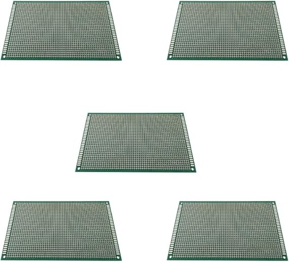 5PCS Double Side PCB Board Large Circuit 9x15cm Electronic Project Assembly Accessories Prototyping for Soldering