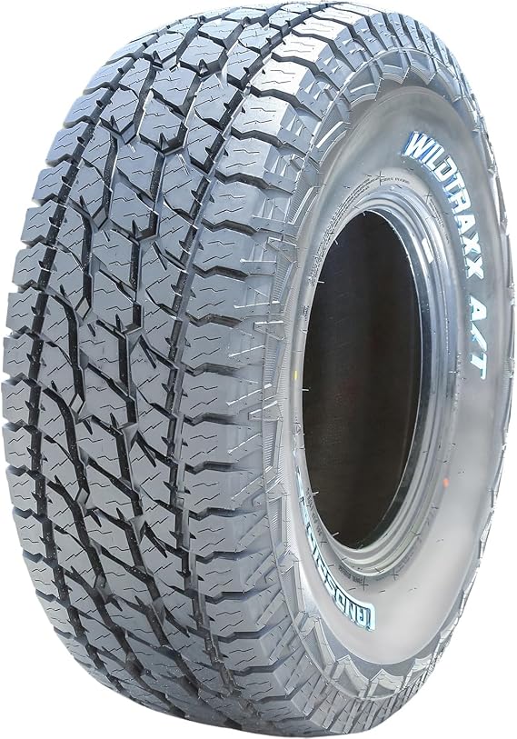 Landspider Wildtraxx A/T LT33X12.50R15 108S All Terrain C (6 Ply) Tire | Light Truck All Terrain All Season Traction 108S Rated C (6 Ply) Radial Construction Raised White Letters Tire