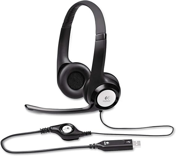 Logitech New logitech h390 USB Headset with noisecanceling Microphone Bulk Packaging, 5.8 Ounce
