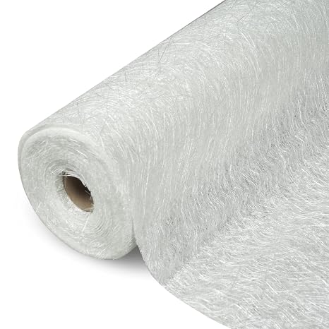 uyoyous Fiberglass Mat Roll 1.5 oz, 39 Inch x 11 Yard (10m x 1m) | Chopped Strand Mat for Boat Repair, Automotive, Large Surface Lamination Resin & Epoxy Compatible Fiber Glass Cloth